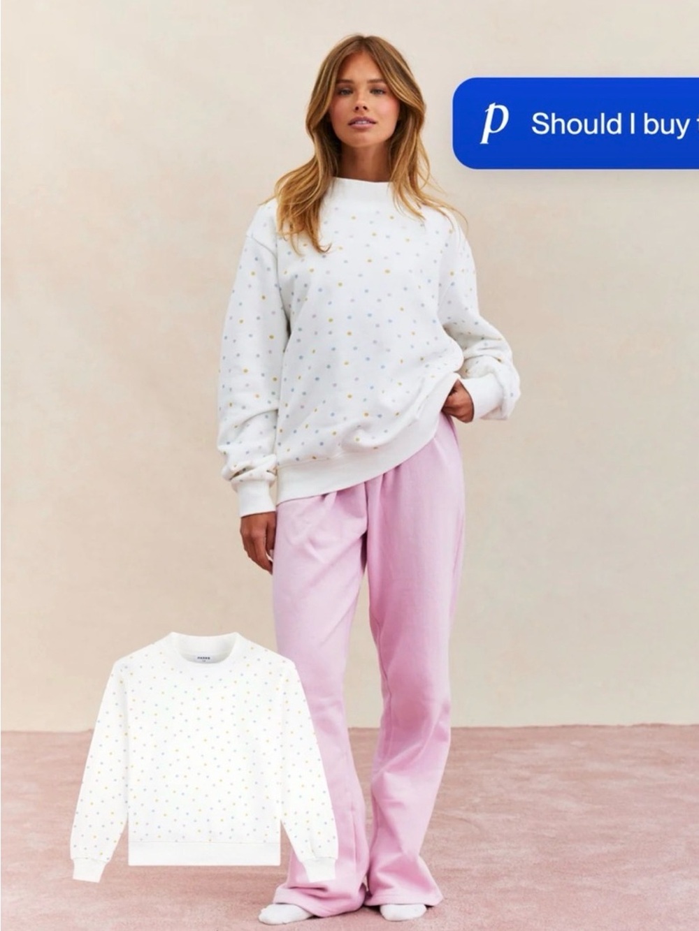 Parke Funfetti Birthday Mockneck size:S/M